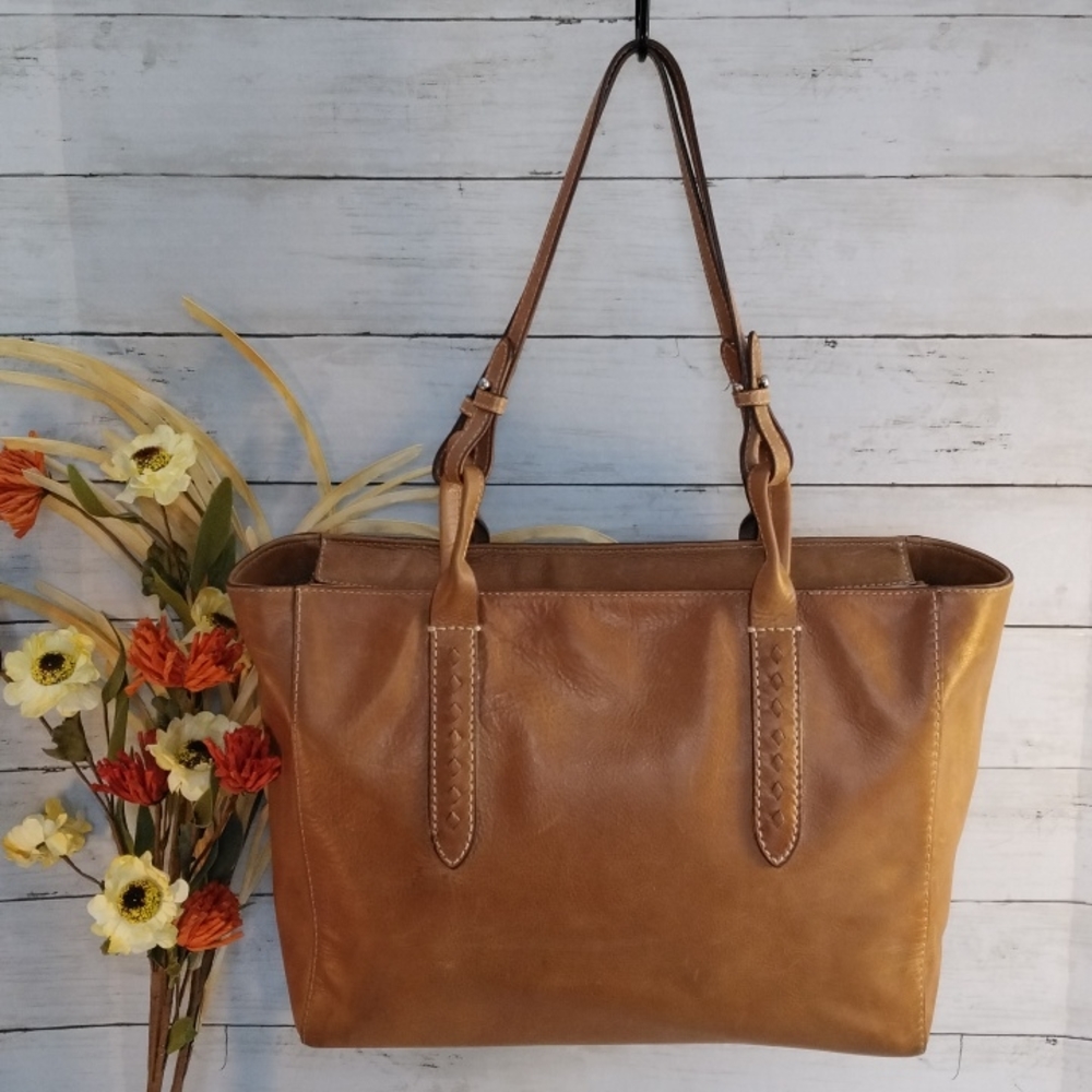 Leather Frye Tote